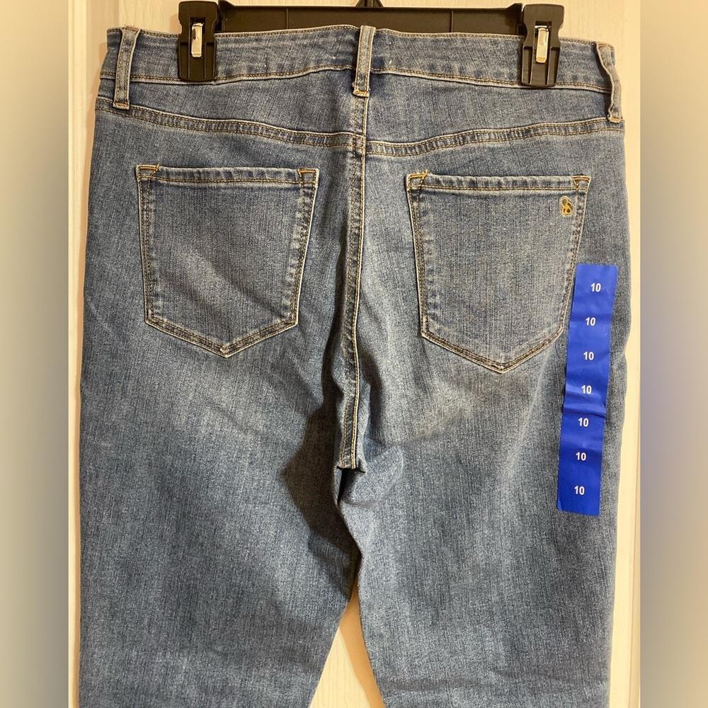 NWT Jessica Simpson High Rise Ankle Blue Jeans Size 10 - Picture 6 of 10